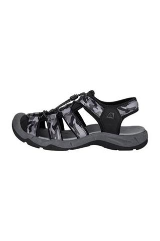 Sportowe sandały we wzór moro 58817 - 389521