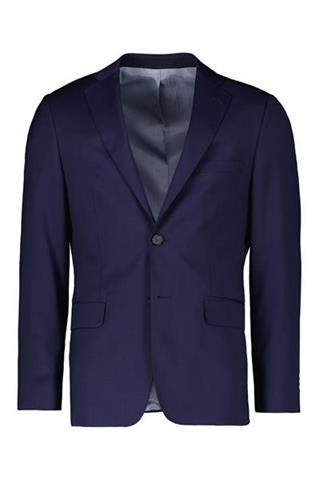 Granatowy garnitur męski z wełną 35316 - 390561