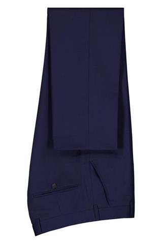 Granatowy garnitur męski z wełną 35316 - 390591