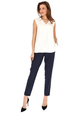 Elegancka biała bluzka damska 58833 - 391121
