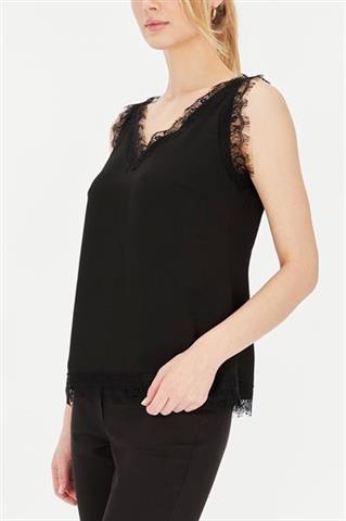 Elegancka czarna bluzka damska 58837 - 391381