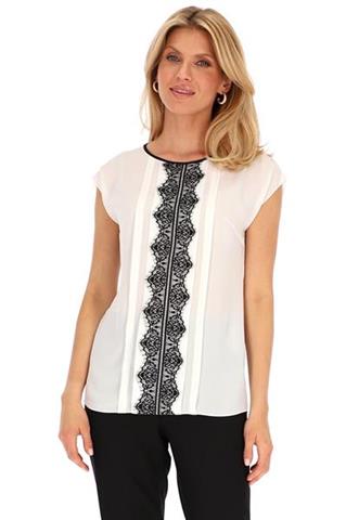 Elegancka bluzka damska z koronką 58847 - 392081