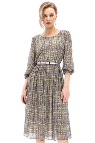 Kolorowa zwiewna sukienka 58852 - 392421