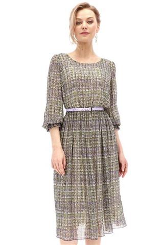 Kolorowa zwiewna sukienka 58852 - 392451