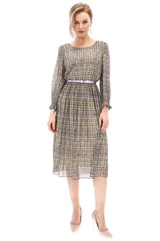 Kolorowa zwiewna sukienka 58852 - 392471