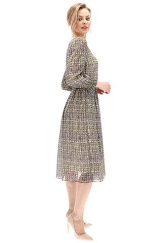 Kolorowa zwiewna sukienka 58852 - 392481