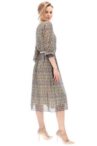 Kolorowa zwiewna sukienka 58852 - 392501