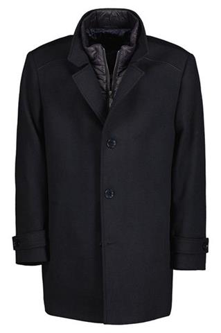 Granatowy płaszcz 29841 - 394251