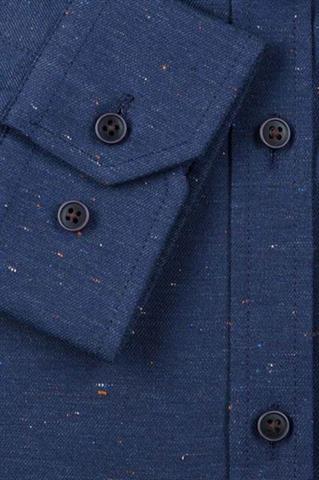 Granatowa koszula męska slim fit 92962 - 39531