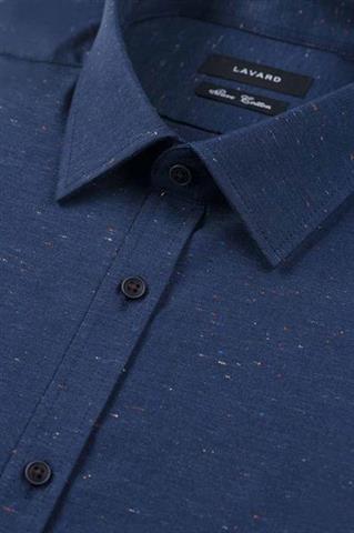 Granatowa koszula męska slim fit 92962 - 39541