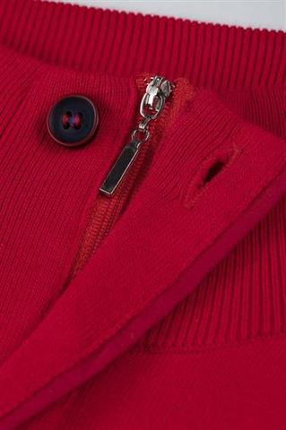 Czerwony sweter ze stójką 72765 - 39681