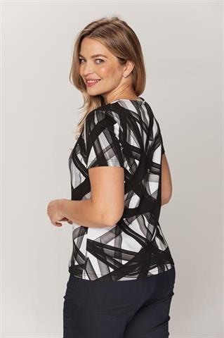 Damski t-shirt we wzory 58869 - 397401