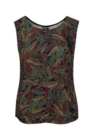 Kolorowa bluzka z wiskozy 58874 - 397721