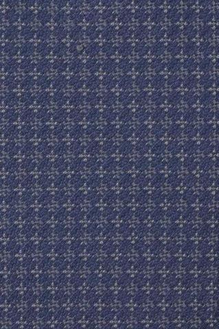 Granatowy krawat we wzory 57524 - 405371