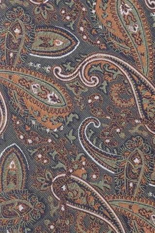 Zielony krawat we wzór paisley 57520 - 405741