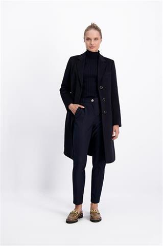 Klasyczny płaszcz z wełną 86135 - 406641