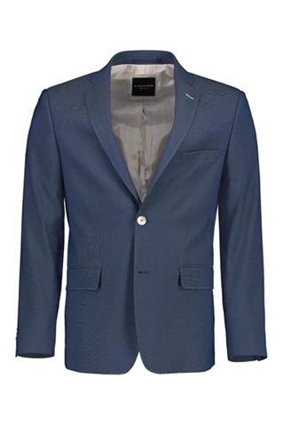 Niebieski garnitur w mikro wzór 30859 - 407701