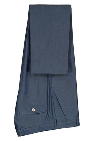 Niebieski garnitur w mikro wzór 30859 - 407731