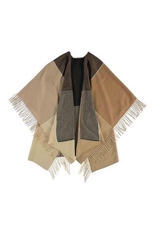 Szal damski o kroju poncho 86166 - 408051