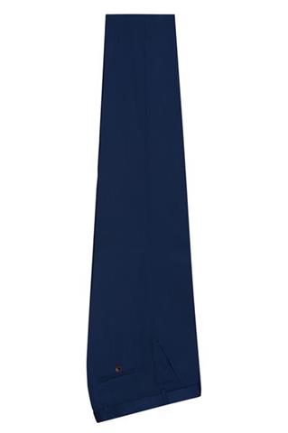Niebieski garnitur męski w toczone prążki 35150 - 40951