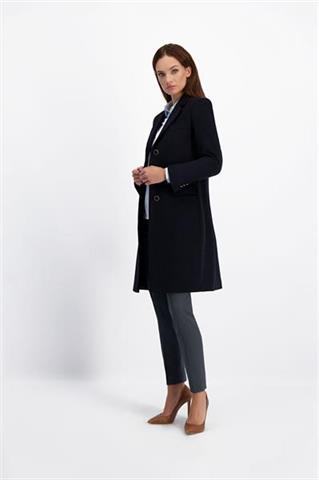 Klasyczny płaszcz z wełną 86135 - 412621