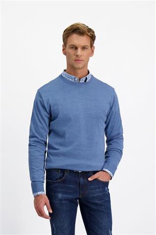 Sweter round neck z wełną 74081 - 417071