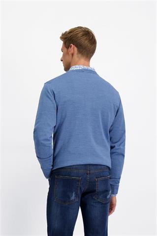 Sweter round neck z wełną 74081 - 417081
