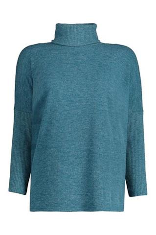 Luźny sweter z golfem 84467 - 428171