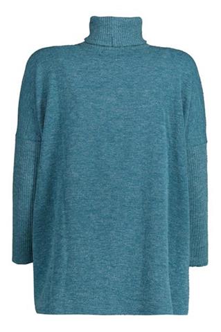 Luźny sweter z golfem 84467 - 428181