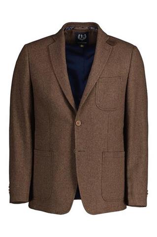 Wełniana marynarka w jodełkę 49034 - 431501