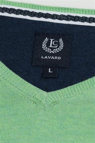 Zielony sweter V-neck 72669 - 43971
