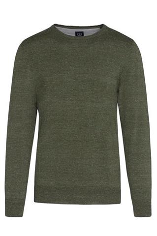 Oliwkowy sweter męski 72882 - 44091