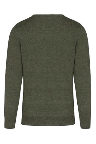 Oliwkowy sweter męski 72882 - 44131