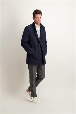 Granatowy płaszcz męski 13108 - 441671