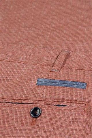 Jasnoczerwone spodnie męskie Chinos Bequia 64156 - 45291