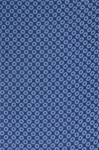 Granatowa koszula w geometryczny wzór 92779 - 4581