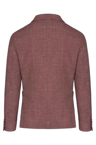 Bordowa marynarka lniana męska 45155 - 46151