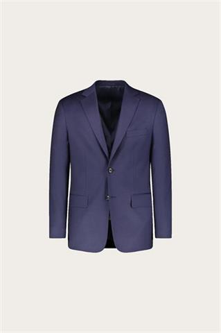 Granatowa męska marynarka jednorzędowa 46416 - 470171