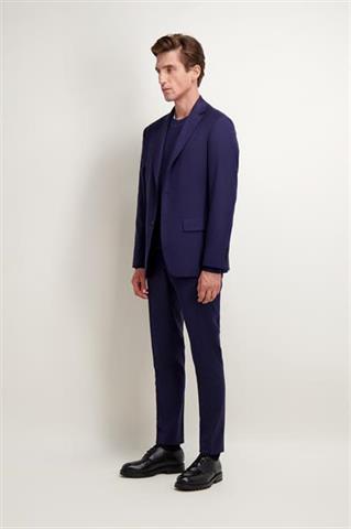 Granatowa męska marynarka jednorzędowa 46416 - 487591