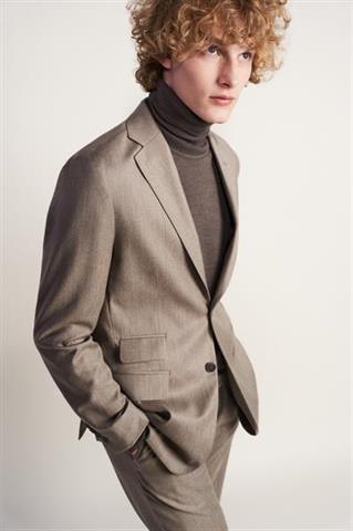 Spodnie męskie beżowe 64278 - 492151