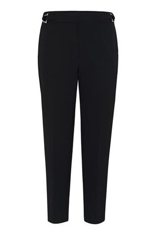 Eleganckie spodnie damskie z wysokim stanem 84656 - 49791