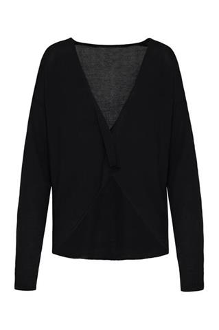 Czarny sweter damski Kama 84701 - 52081