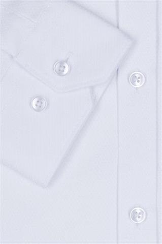 Klasyczna biała koszula z delikatną fakturą 92946 - 5251