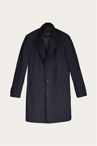 Granatowy płaszcz męski 29977 - 532581