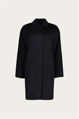 Granatowy płaszcz damski 86134 - 540501