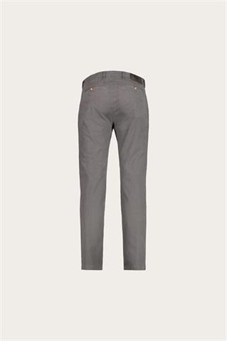 Beżowe spodnie męskie chinos w mikro wzór 64219 - 547891