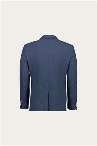 Niebieski garnitur w mikro wzór 30859 - 550811