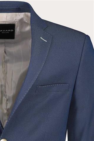 Niebieski garnitur w mikro wzór 30859 - 550831