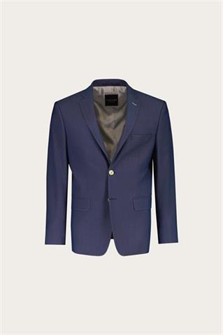 Niebieski garnitur w mikro wzór 30859 - 556151