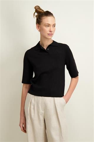 Czarne polo damskie 86953 - 566951